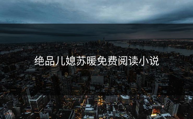 绝品儿媳苏暖免费阅读小说